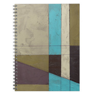 Contemporay Minimalist Painting with Deep Color Notebook