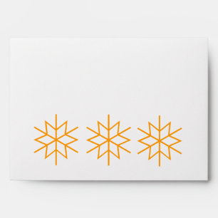 contempory graphic design gold star envelope