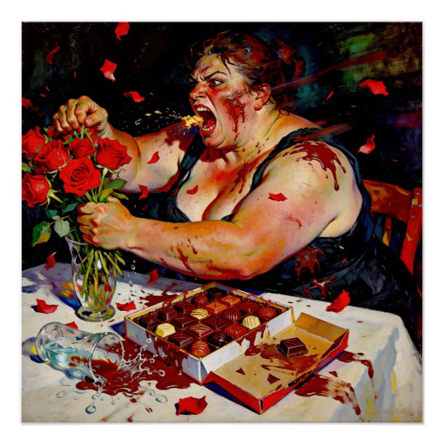 Contempt for Red Roses – A Portrait of Raw Anger Poster (Front)