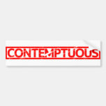 Contemptuous Stamp Bumper Sticker