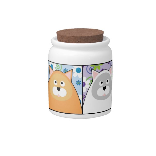 Content Cat Treat Jar (Front)