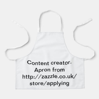 Content creator apron