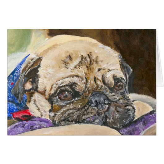 Content Pug art Cards (Front Horizontal)