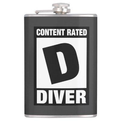 Content Rated D: Diver Flask