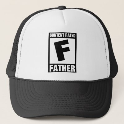Content Rated Father Trucker Hat