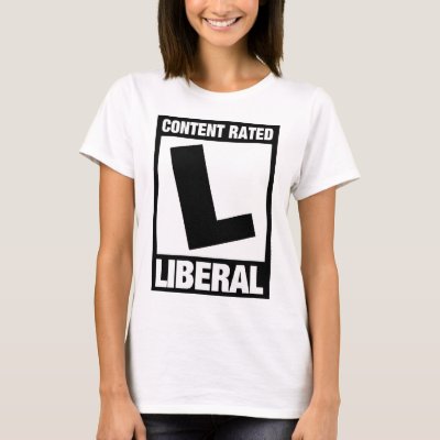 Content Rated Liberal Funny Democrat T-Shirt