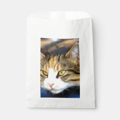 Contented Cat Favor Bag