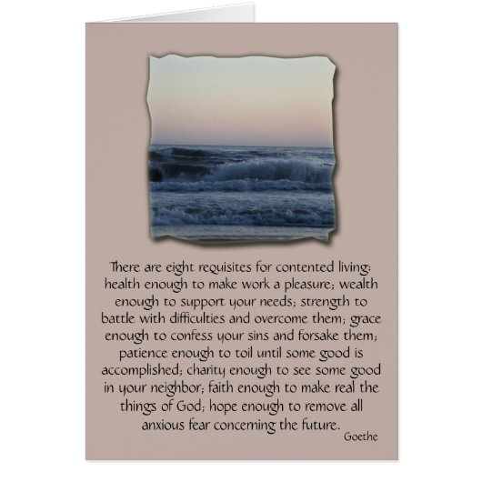 Contented Living Cards (Front)