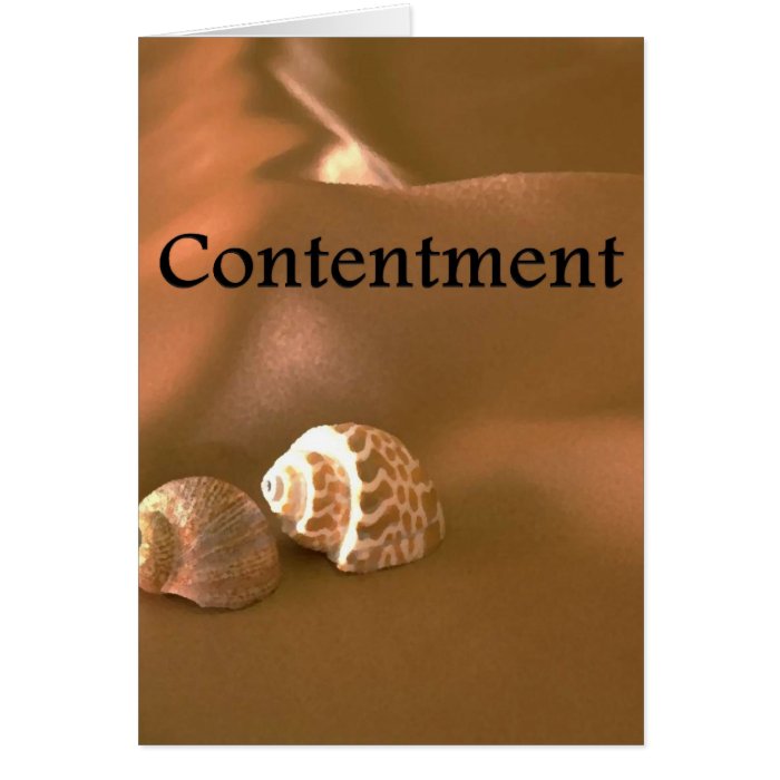 Contentment Philippians 4 11 Greeting Card