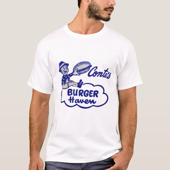Conte's Burger Haven t shirt (Front)