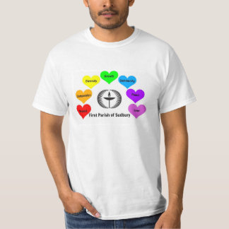 Contest Entry 3 -  UU principles love T-Shirt