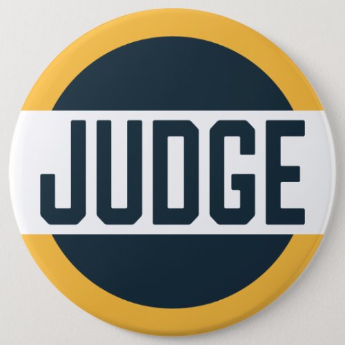 Contest Judge Badge Orange Button