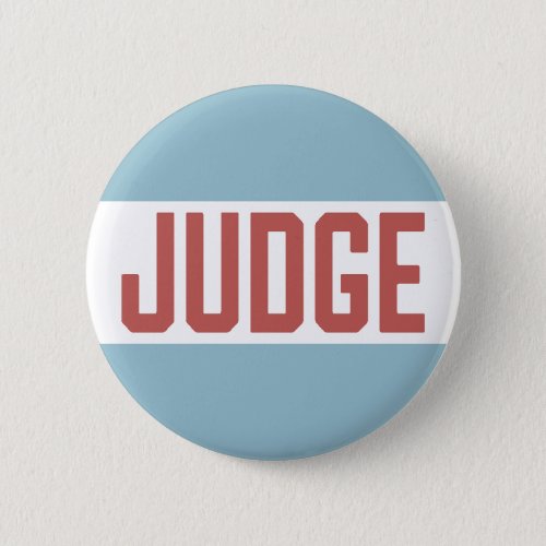 Contest Judge Badge Pinback Button