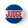Contest Judge Badge Red White Blue Button