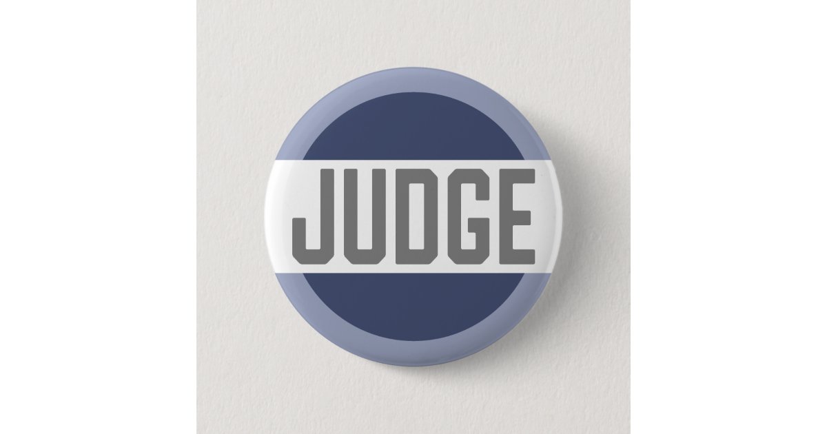 Contest Judge Mock Trial Badge Button | Zazzle