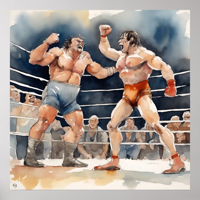 Contest Watercolour Art Print (Front)