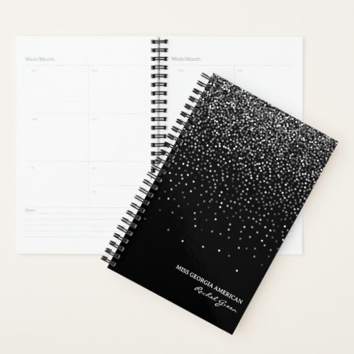 Contestant Schedule Planner Pageant Glitter