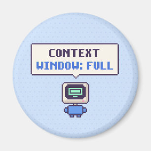 Context Window: Full Funny AI Pixel Magnet