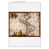 Continent of America Old Map (Front)