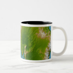 Continent of Australia Two-Tone Coffee Mug