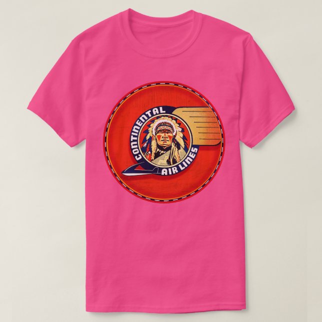 Continental Airlines T-Shirt (Design Front)