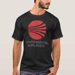 Continental Airlines Vintage Aviation  Classic T-S T-Shirt