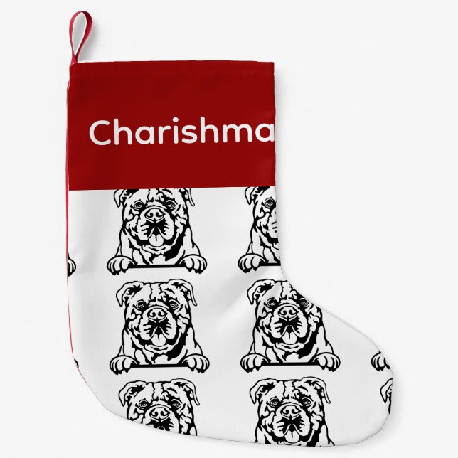 continental bulldog socks Customized dog Socks - P (Front)