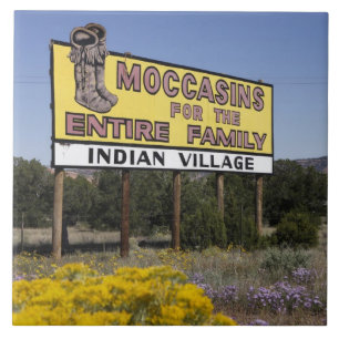 Continental Divide, New Mexico,  Route 66 Ceramic Tile