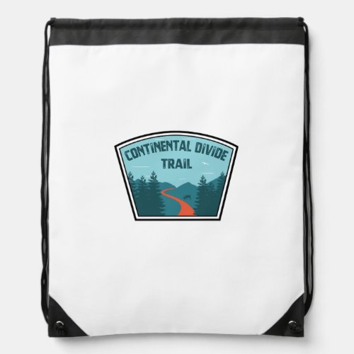 Continental Divide Trail Drawstring Bag