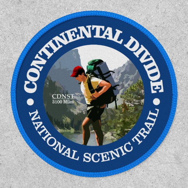 Continental Divide Trail (Hiker C)  Patch (Front)