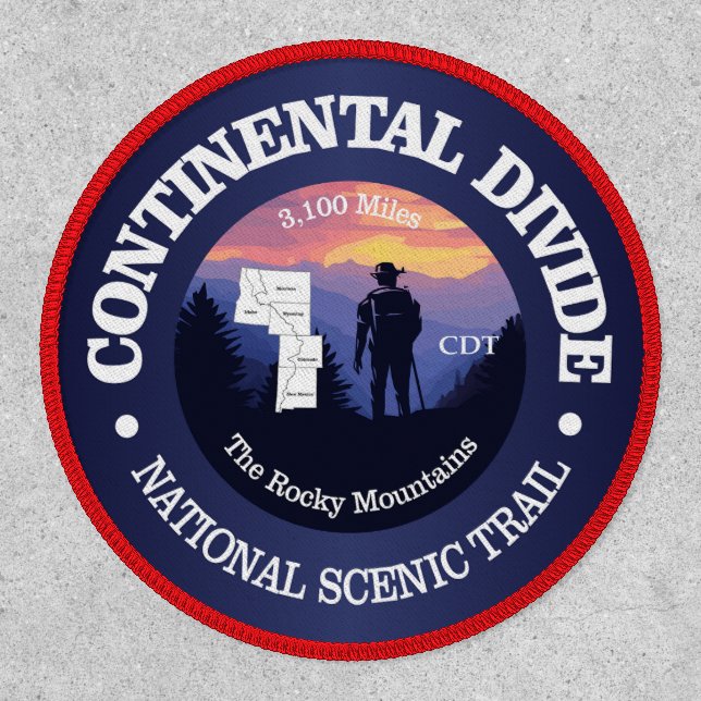 Continental Divide Trail (rd2) Patch (Front)