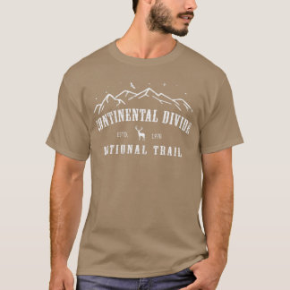 Continental Divide US National Trail CDNST Backpac T-Shirt