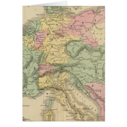 Continental Europe Cards (Front)