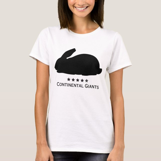 Continental Giants, Rabbit Lovers  T-Shirt (Front)
