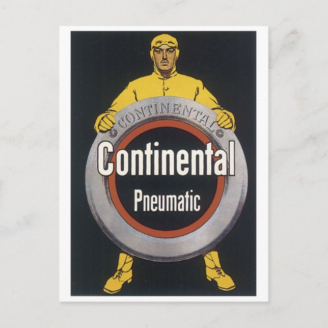 Continental Pneumatic Postcard (Front)