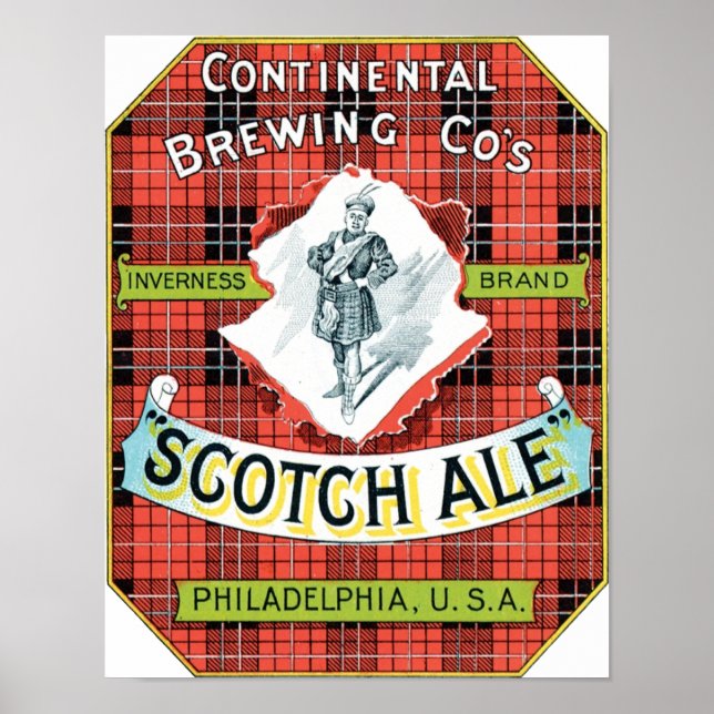 Continential Brewing Company Scotch Ale Poster (Front)