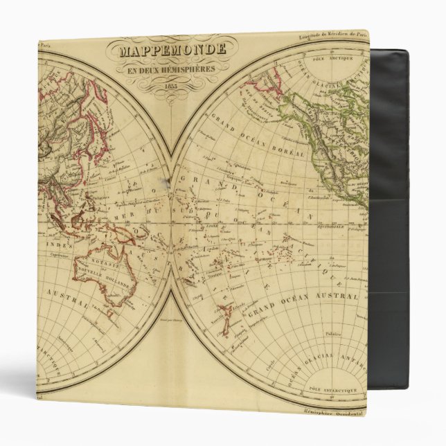 Continents 3 Ring Binder (Front/Inside)