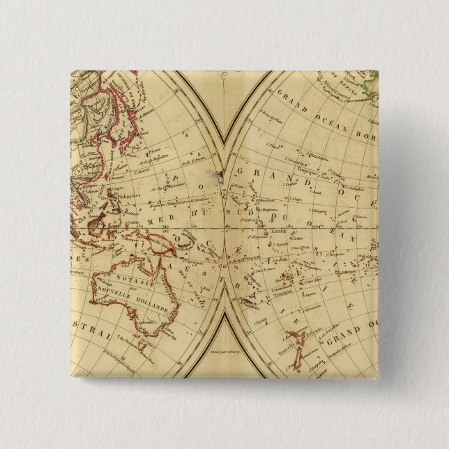 Continents Button (Front)