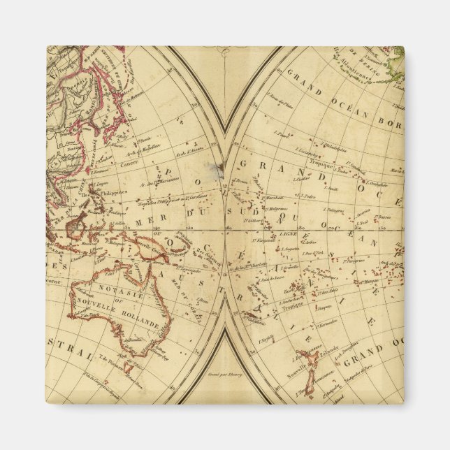 Continents Magnet (Front)