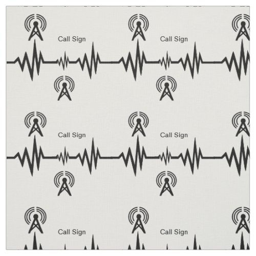 Continual Frequency Line with Call Sign Fabric