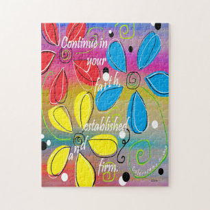 Continue in Your Faith Jigsaw Puzzle