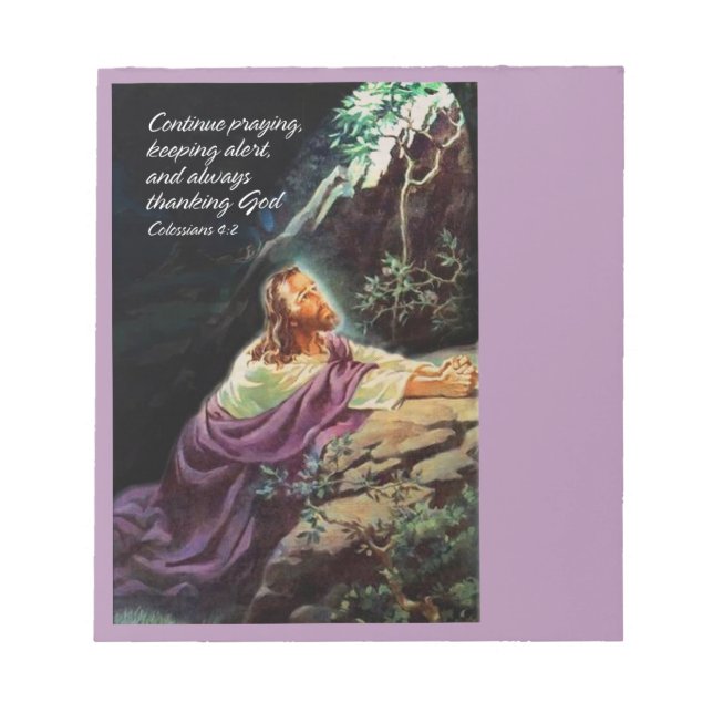 Continue Praying Colossians 4:2 Notepad (Front)