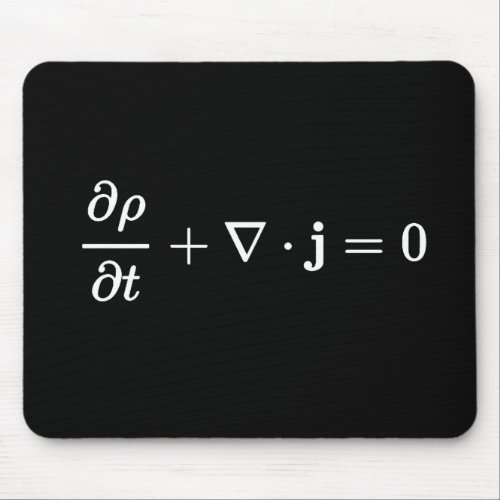 continuity equation all physics fields basics mouse pad