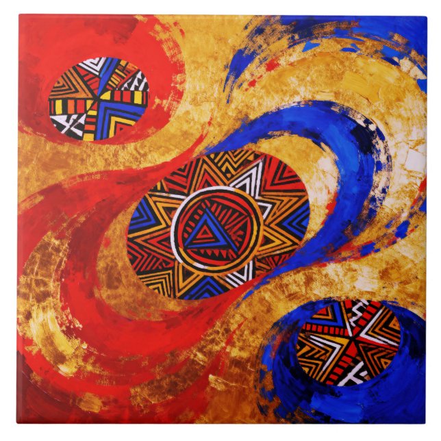 Continuum – A Colourful Black History Celebration Ceramic Tile (Front)