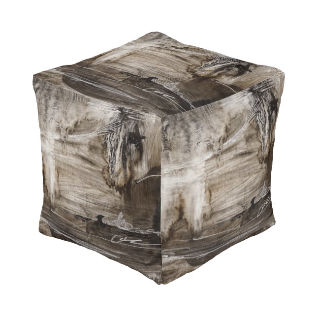 Continuum I Pouf (Angled Front)