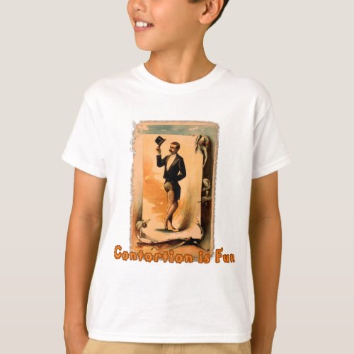 Contortion is Fun Circus Poster T_Shirt
