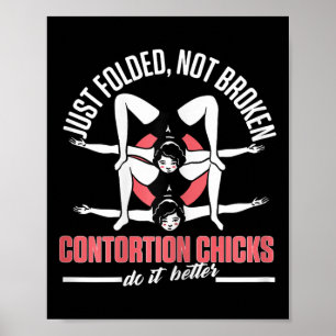 Contortionist Contortion Yoga Gymnastics Aerial An Poster
