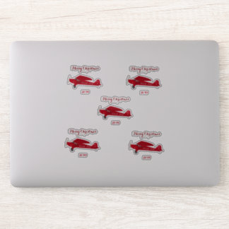 Contour Airplane Vinyl Stickers