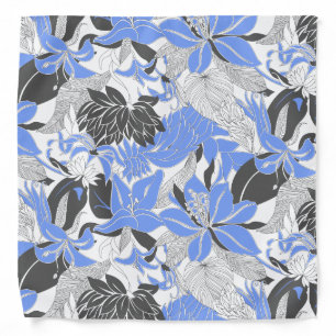 Contour Hawaii Tropical Lily and Protea Floral Bandana