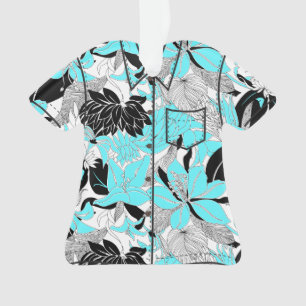 Contour Hawaii Tropical Lily Protea Aloha Shirt Ornament